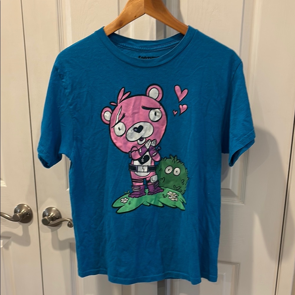 Kids Fortnite Cuddle Team Leader T Shirt